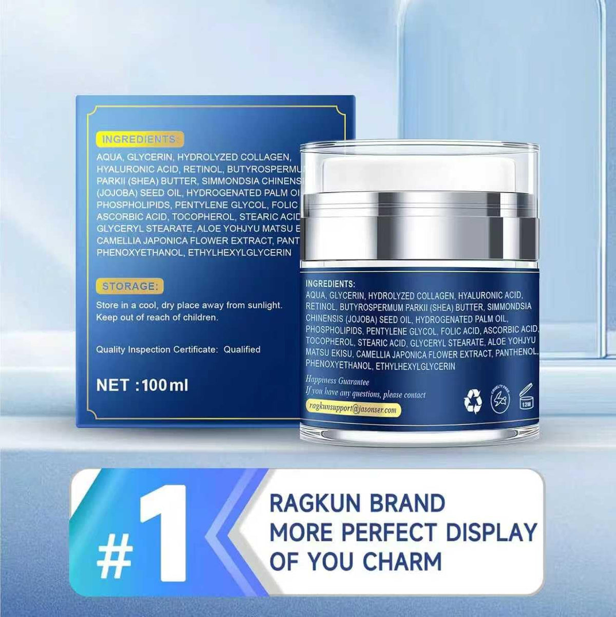 Ragkun Anti-Aging Face & Neck Cream packaging details