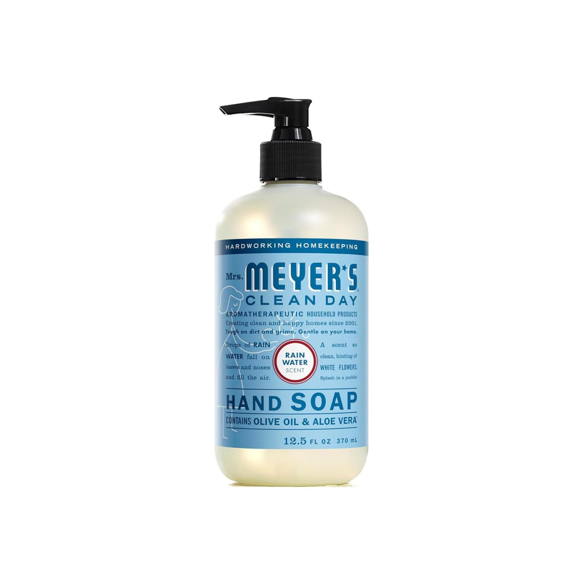 Rain Water scent bottle of Mrs. MEYER'S Liquid Hand Soap