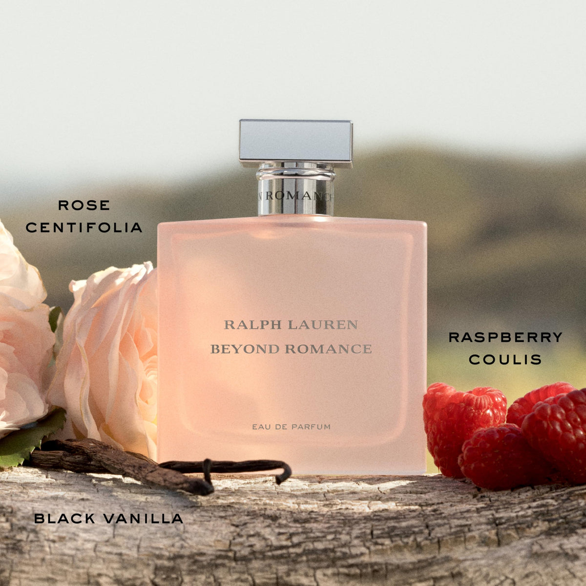 RALPH LAUREN Beyond Romance Eau de Parfum side view with packaging
