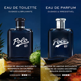 RALPH LAUREN FRAGRANCES Polo 67 Eau de Toilette bottle side view