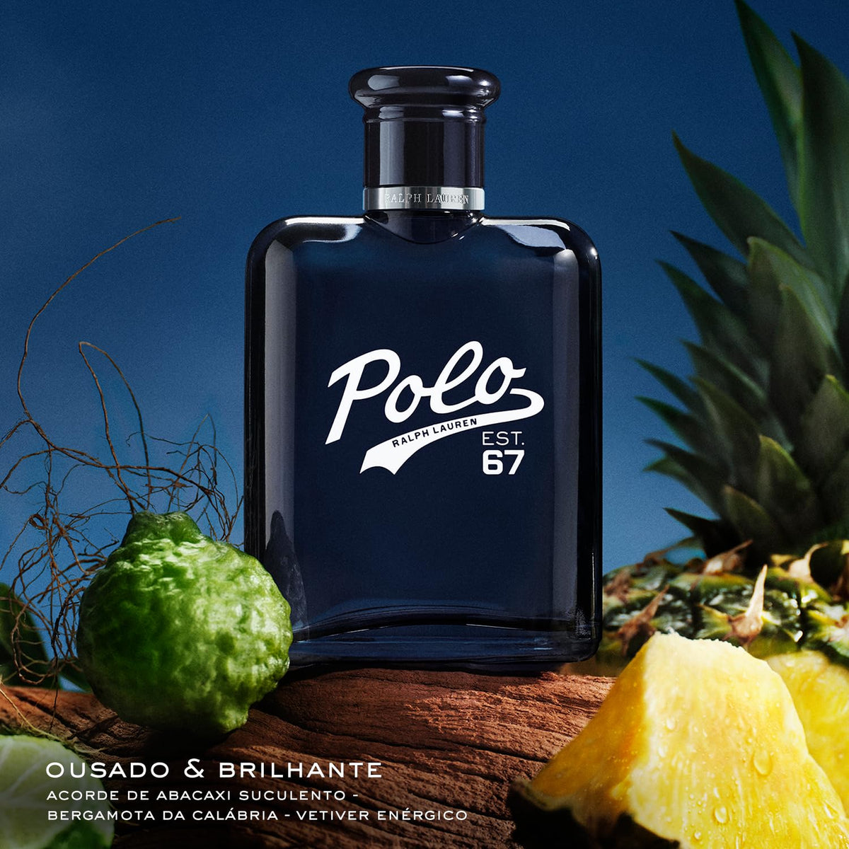 RALPH LAUREN FRAGRANCES Polo 67 Eau de Toilette close-up of bottle