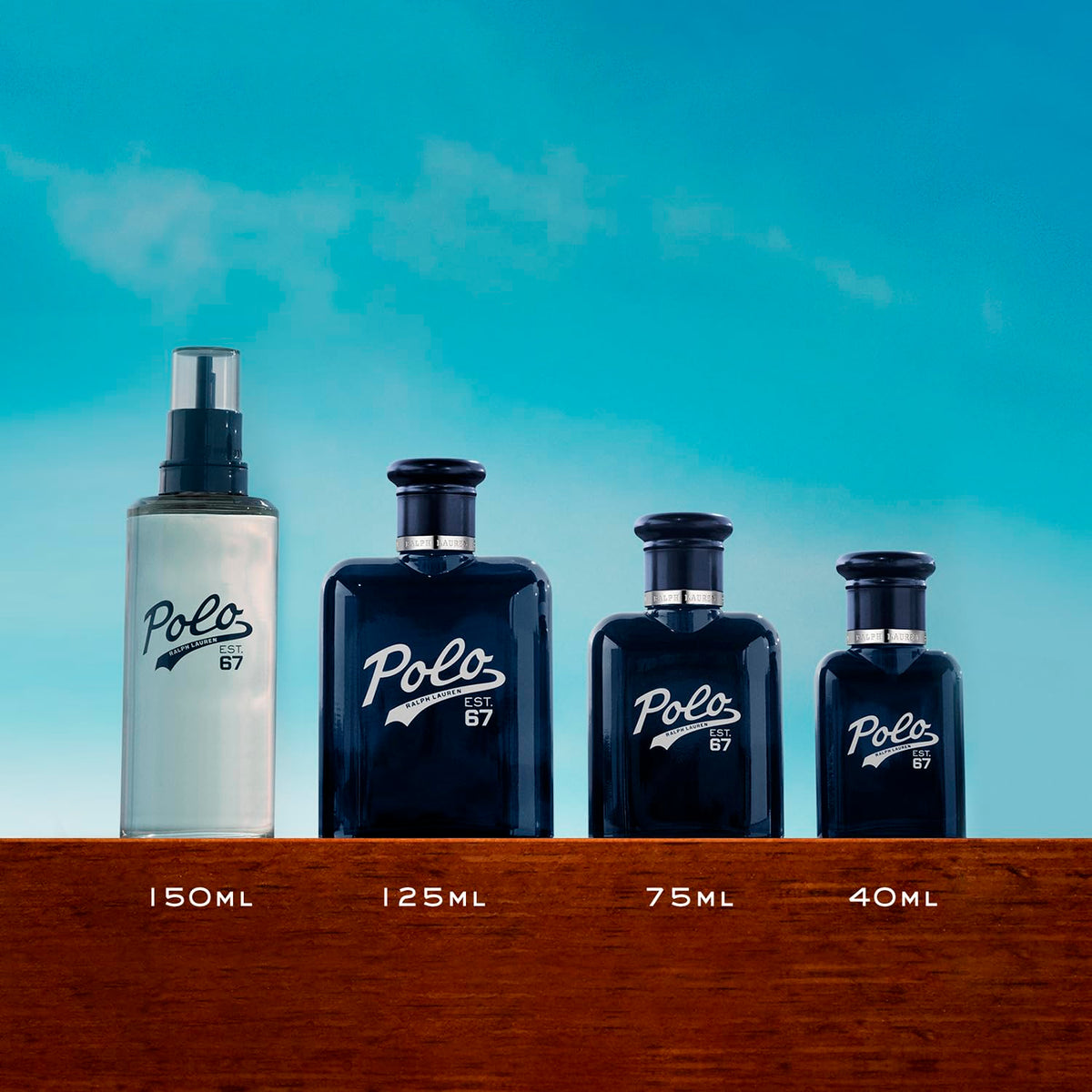 RALPH LAUREN FRAGRANCES Polo 67 Eau de Toilette on a table