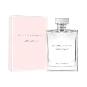 RALPH LAUREN FRAGRANCES Romance Eau de Parfum with floral background