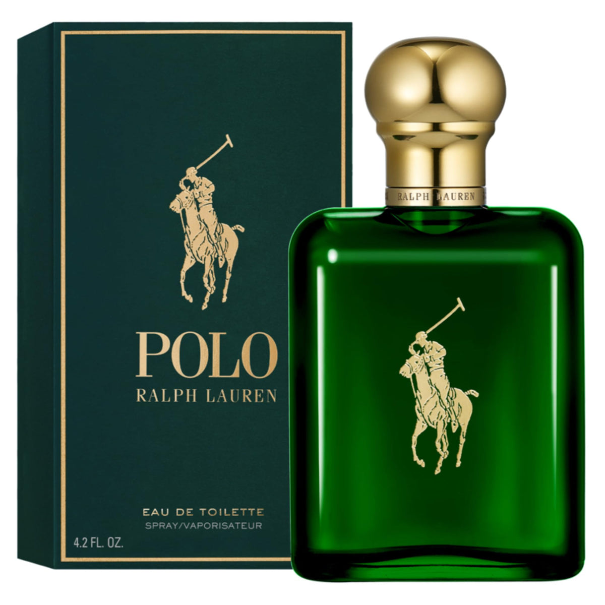 RALPH LAUREN Polo Eau de Toilette 4.2 oz front view