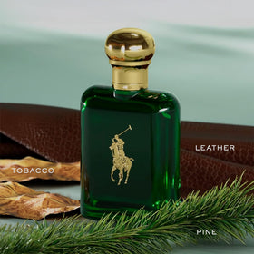 RALPH LAUREN Polo Eau de Toilette green bottle with brass cap
