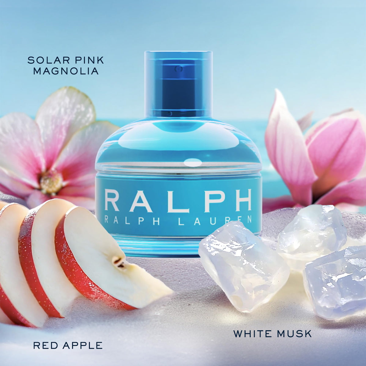 RALPH LAUREN Ralph Eau de Toilette clear glass bottle side view