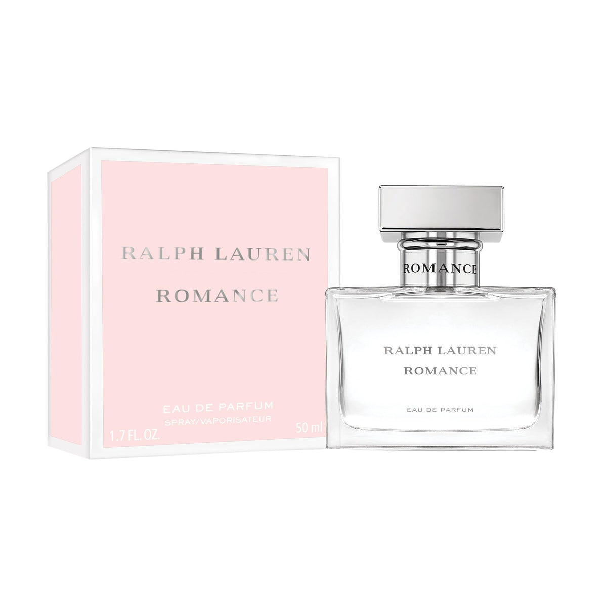 RALPH LAUREN Romance Eau de Parfum 1.7 Fl Oz with floral background