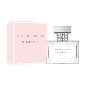 RALPH LAUREN Romance Eau de Parfum 1.7 Fl Oz with floral background