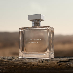 RALPH LAUREN Romance Eau de Parfum spritzing on skin