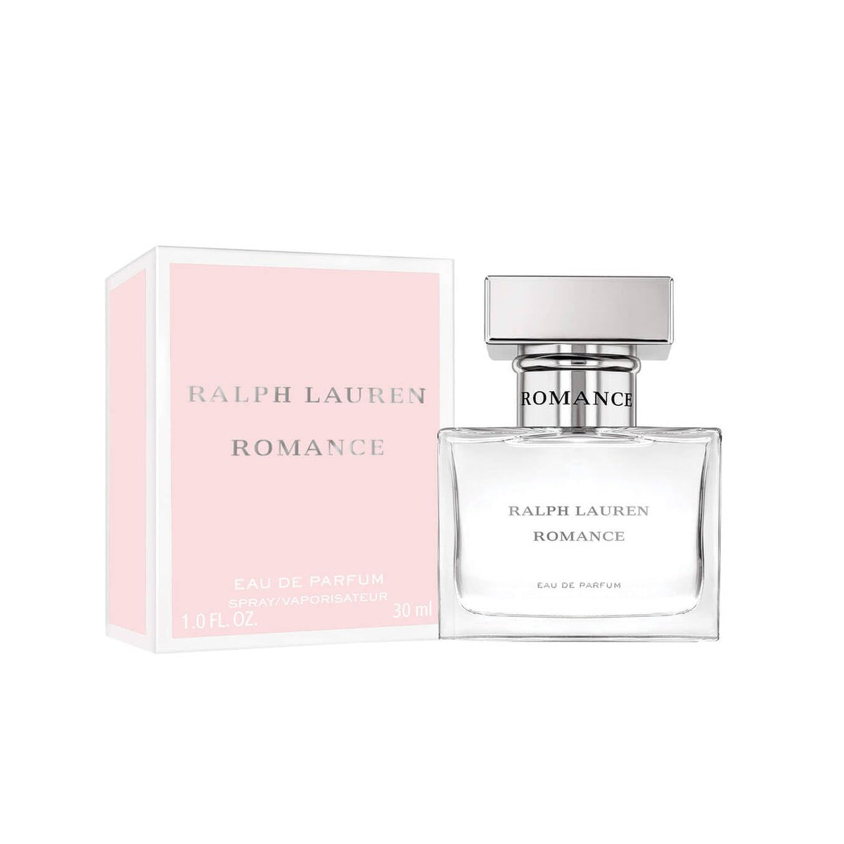 RALPH LAUREN Romance Eau de Parfum with floral background