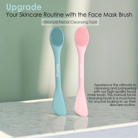 RamPula Facial Cleansing Brush lifestyle scene with user