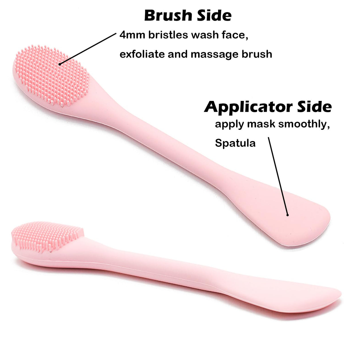 RamPula Facial Cleansing Brush soft silicone bristles close-up