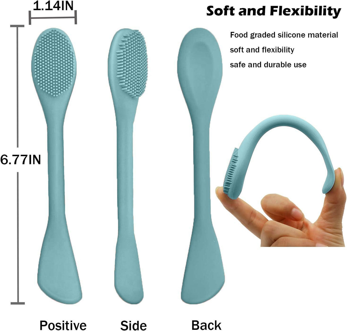 RamPula Facial Cleansing Brush with skincare products