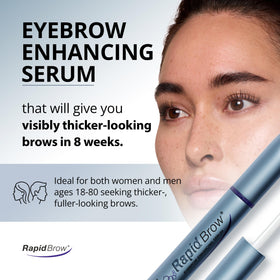 RapidBrow Eyebrow Serum applicator brush close-up