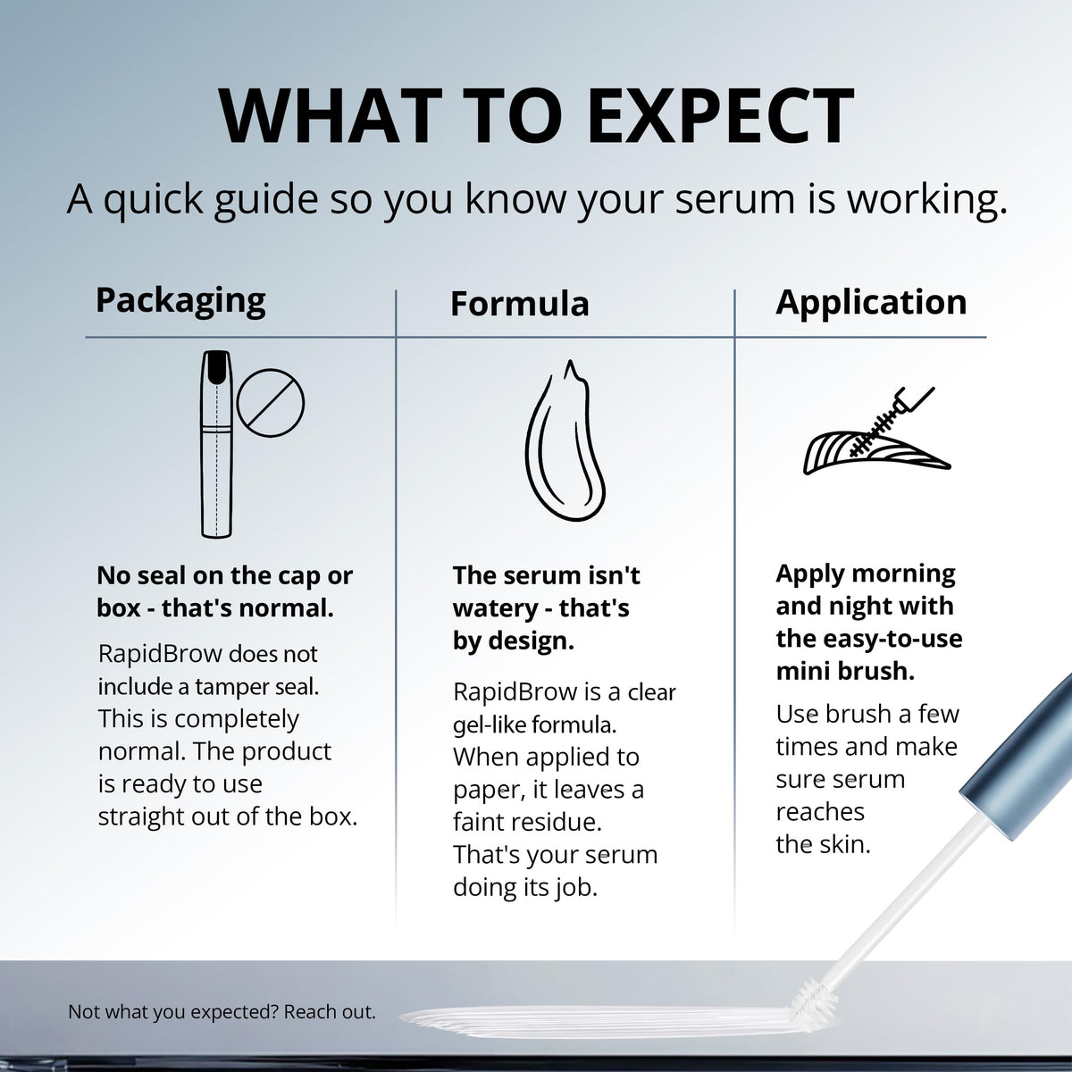 RapidBrow Eyebrow Serum lifestyle shot