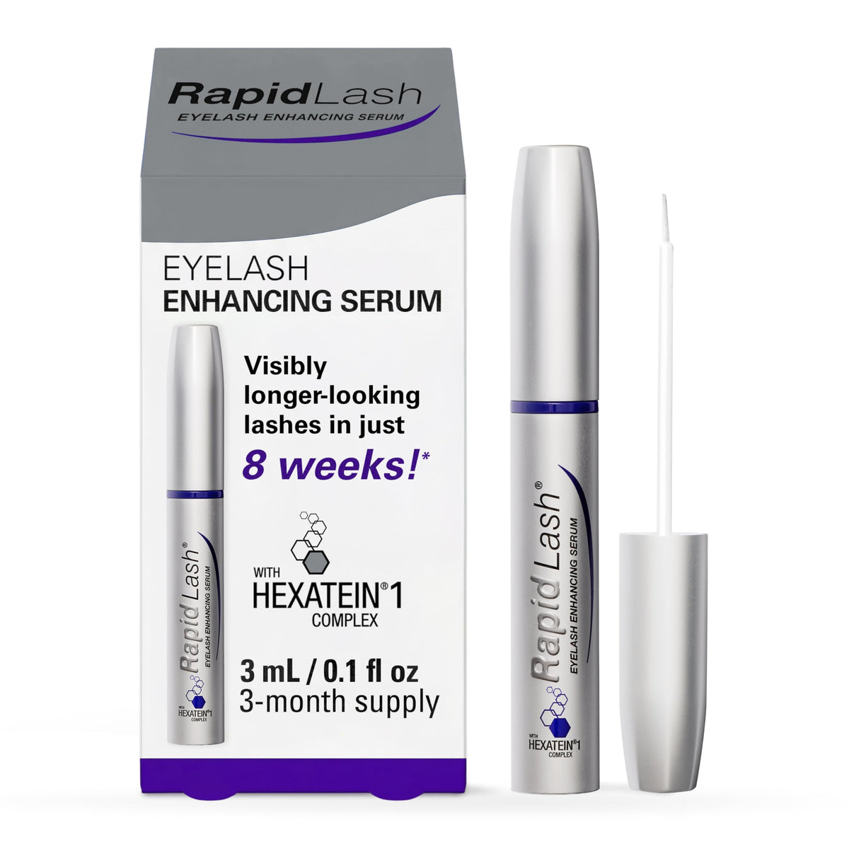 RapidLash Eyelash support Serum 3mL front view
