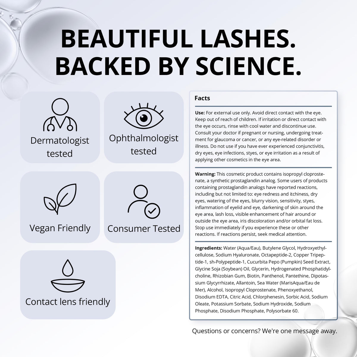 RapidLash Eyelash support Serum with mascara