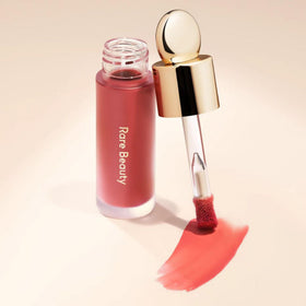 Rare Beauty Soft Pinch Matte Liquid Blush Love in makeup setup
