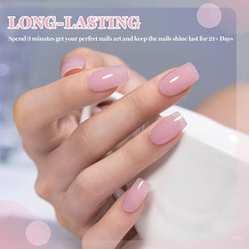 RARJSM Rubber Base Gel Nail Polish bottle with brush