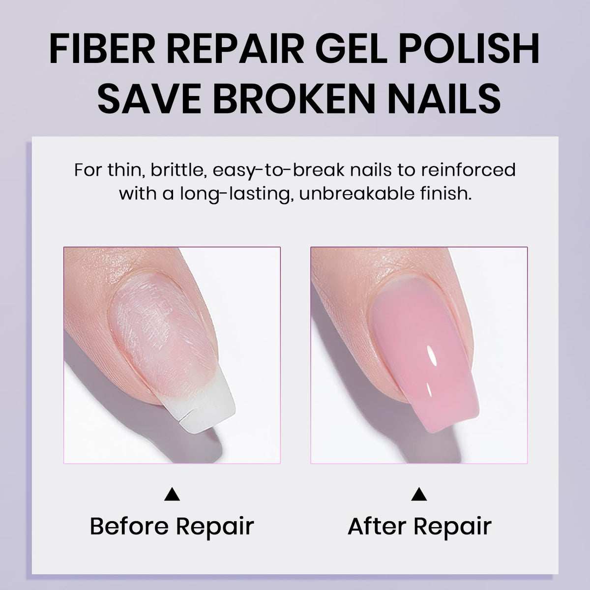 RARJSM Rubber Base Gel Nail Polish packaging