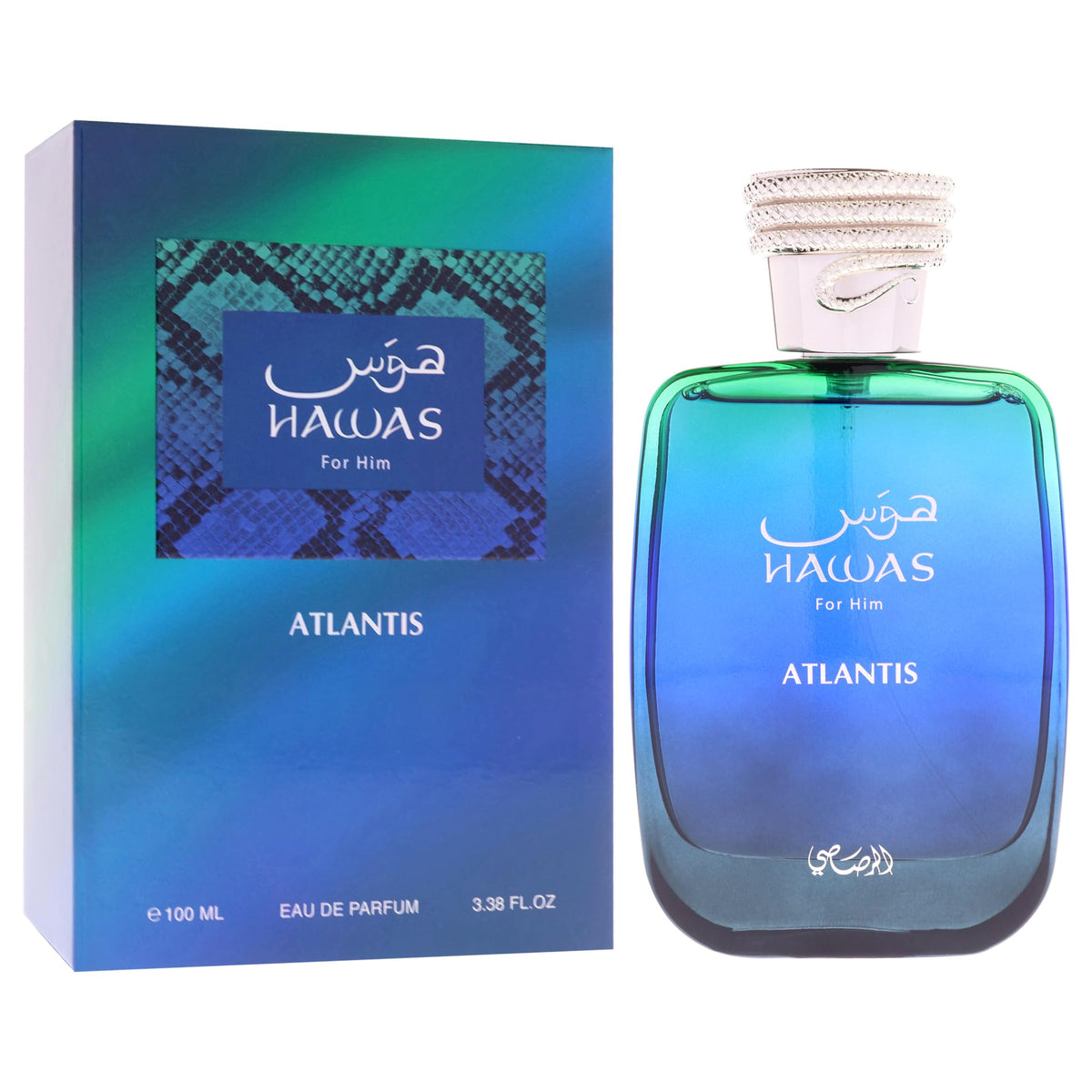 RASASI Hawas Atlantis Eau de Parfum packaging