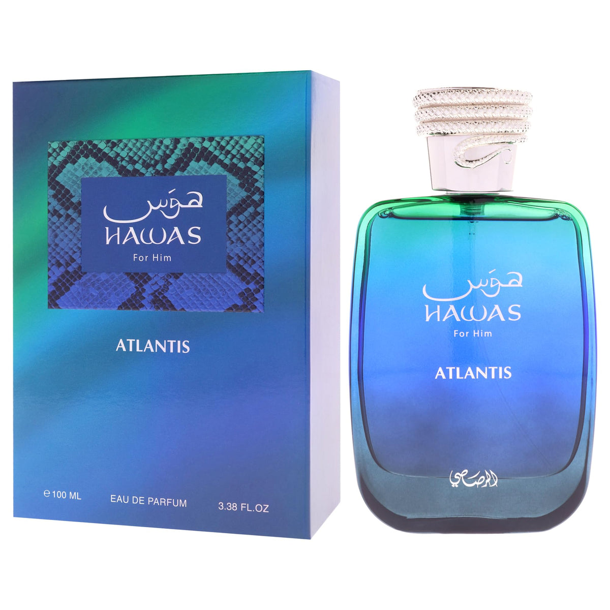 RASASI Hawas Atlantis Eau de Parfum spray nozzle
