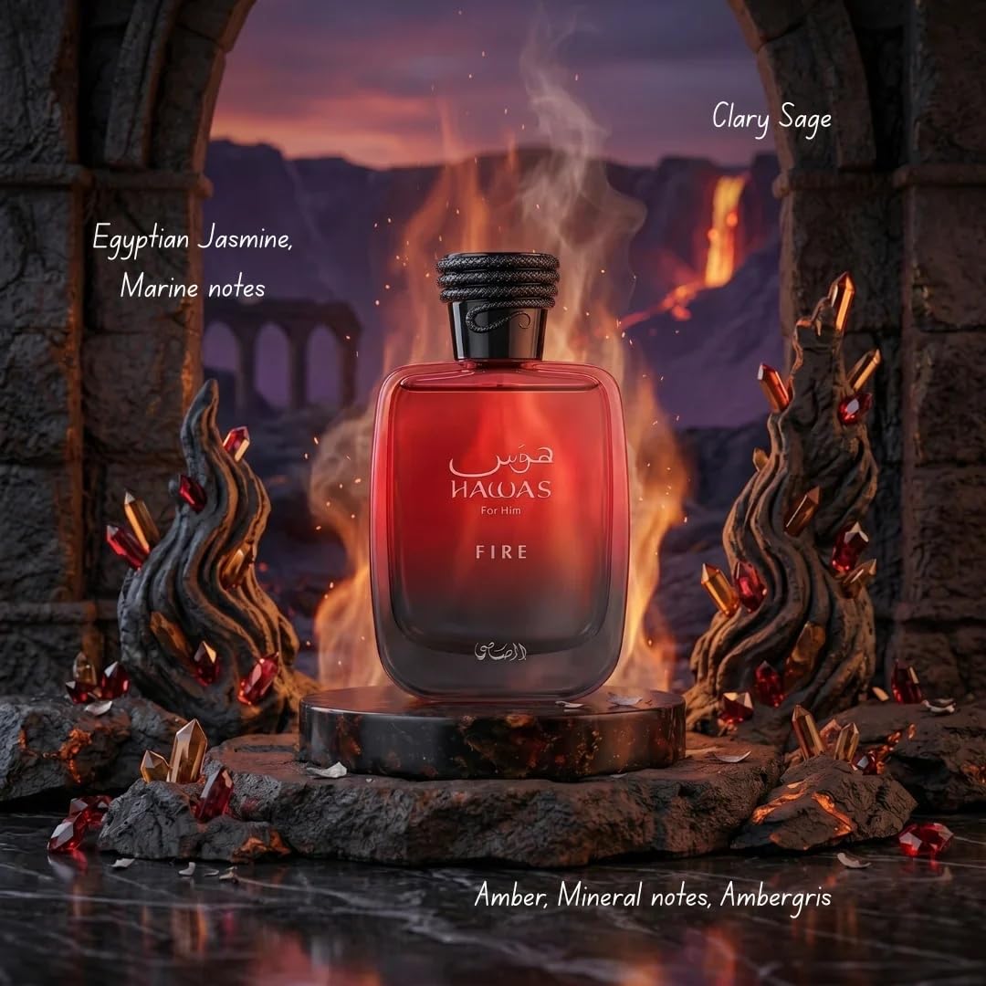 RASASI Hawas Fire gift set beautifully packaged