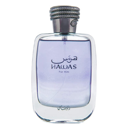 RASASI Hawas For Men Eau De Parfum 100ML front view with python stopper