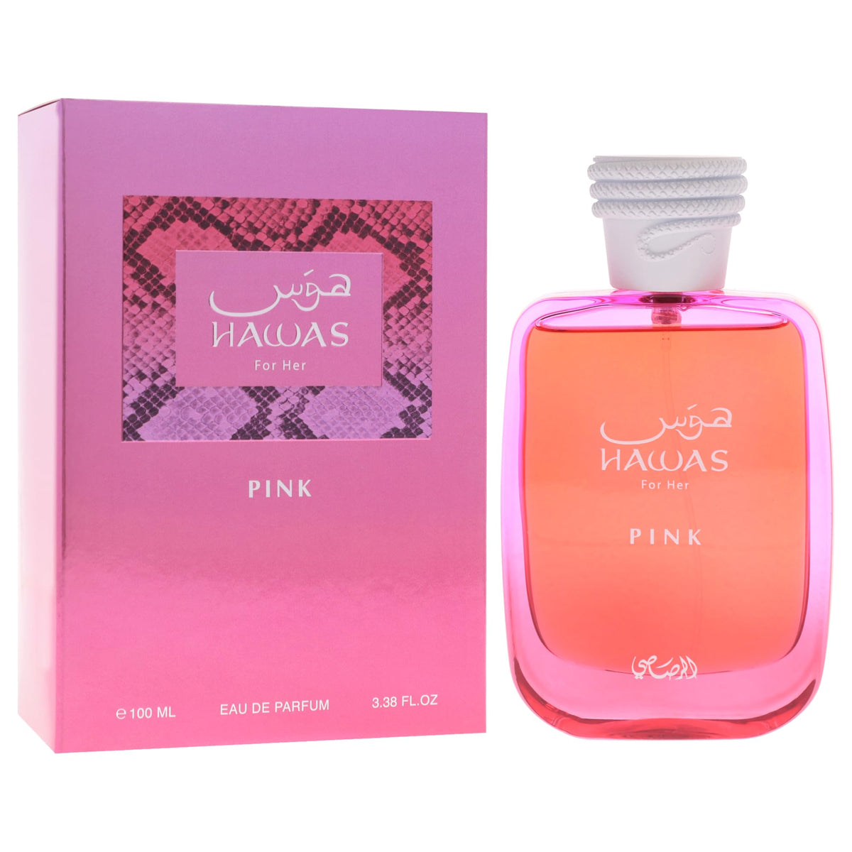 RASASI Hawas Pink Eau de Parfum packaging
