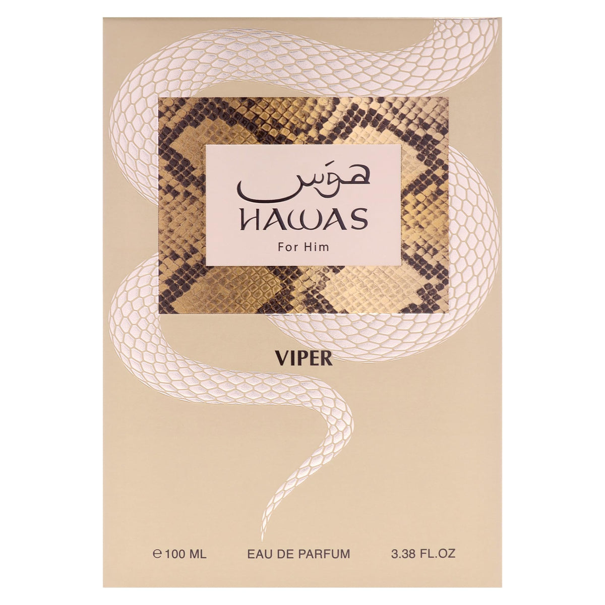 RASASI Hawas Viper 100ml bottle on a wooden surface