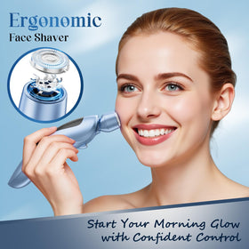 rategist Cordless Electric Razor displayed with travel accessories
