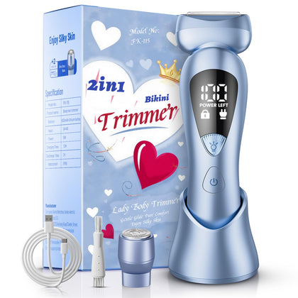 rategist Cordless Electric Razor for Women front view with LED display