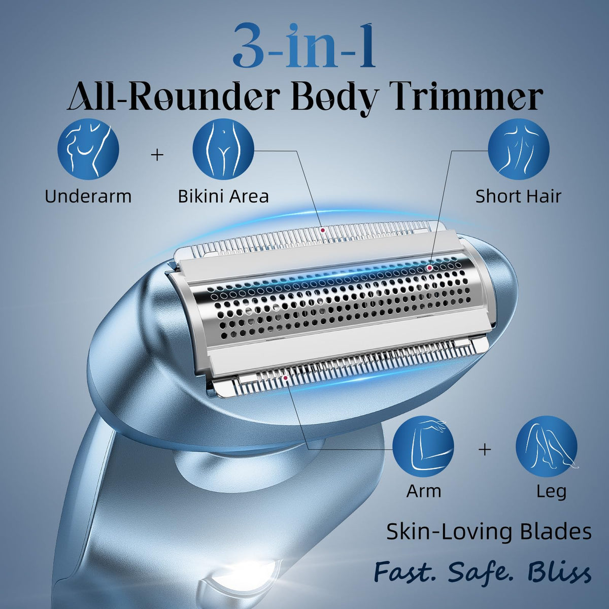 rategist Cordless Electric Razor with charging base and USB-C cable