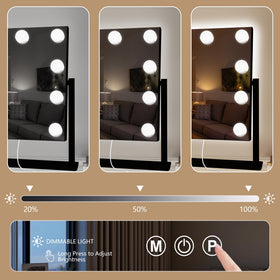 Ratsamee Durable Aluminum Makeup Mirror close-up