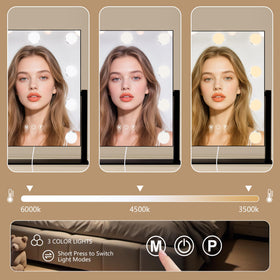 Ratsamee Portable Makeup Mirror displaying three colour modes