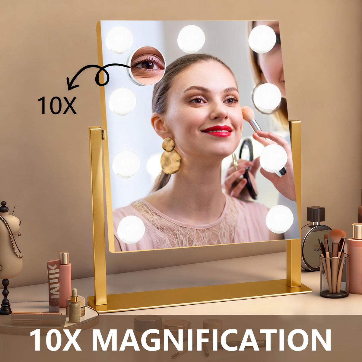 Ratsamee Portable Travel Makeup Mirror packaging