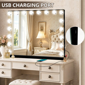 Ratsamee vanity mirror in a stylish makeup setup