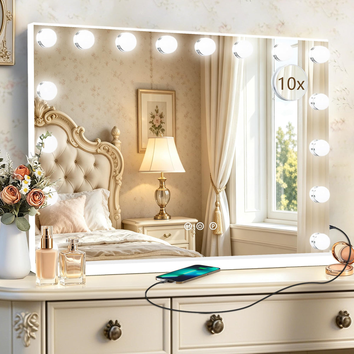 Ratsamee Vanity Mirror showing memory function in use