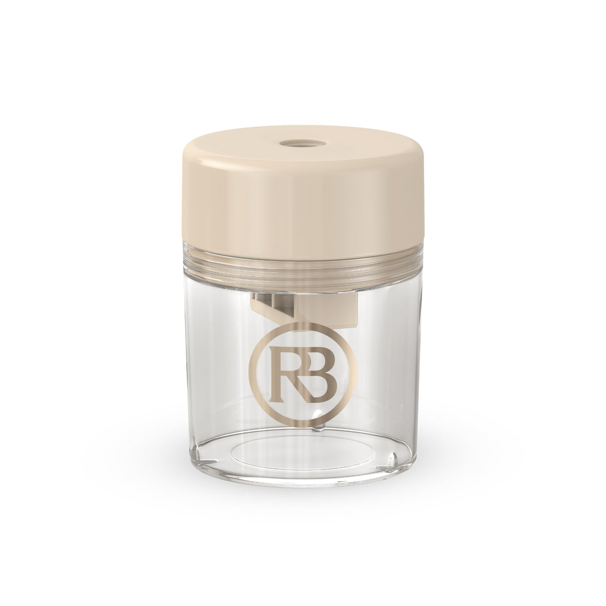 Ravie Beauty Lip & Eye Liner Pencil Sharpener front view with German blade