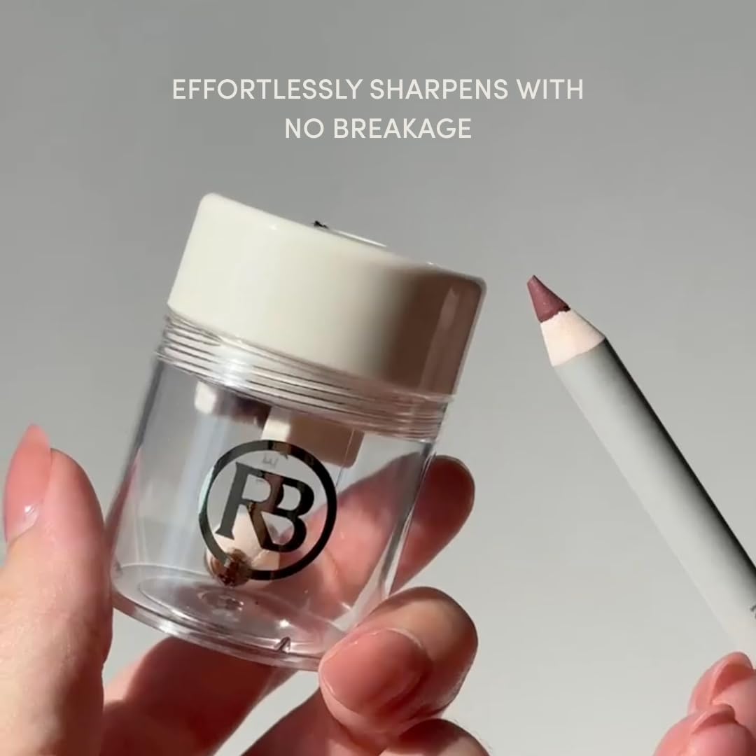 Ravie Beauty Lip & Eye Liner Pencil Sharpener on a vanity