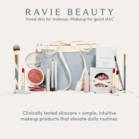 Ravie Beauty sharpener on a vanity table