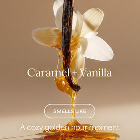 RAW SUGAR Caramel Vanilla Delight Body Wash side view