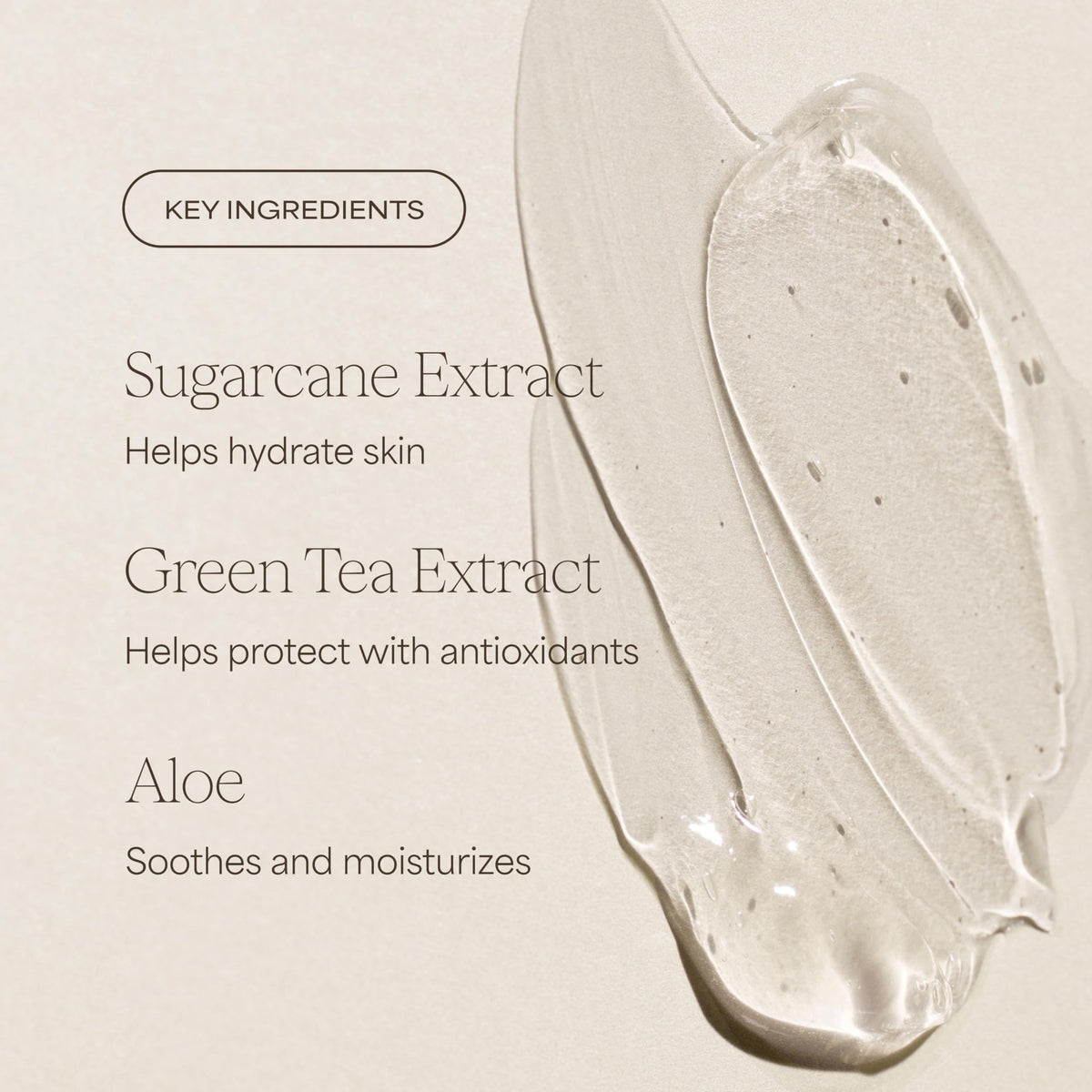 RAW SUGAR Green Tea Aloe Soother Body Wash close-up of pump