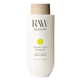 RAW SUGAR Lemon Citrus Energizer Body Wash 20 Fl Oz front view