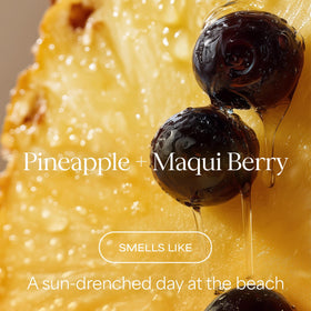RAW SUGAR Pineapple Maqui Berry Reviver Body Wash packaging