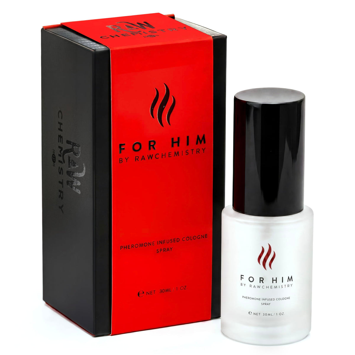 RawChemistry Pheromone Infused Men's Cologne 1 oz front view