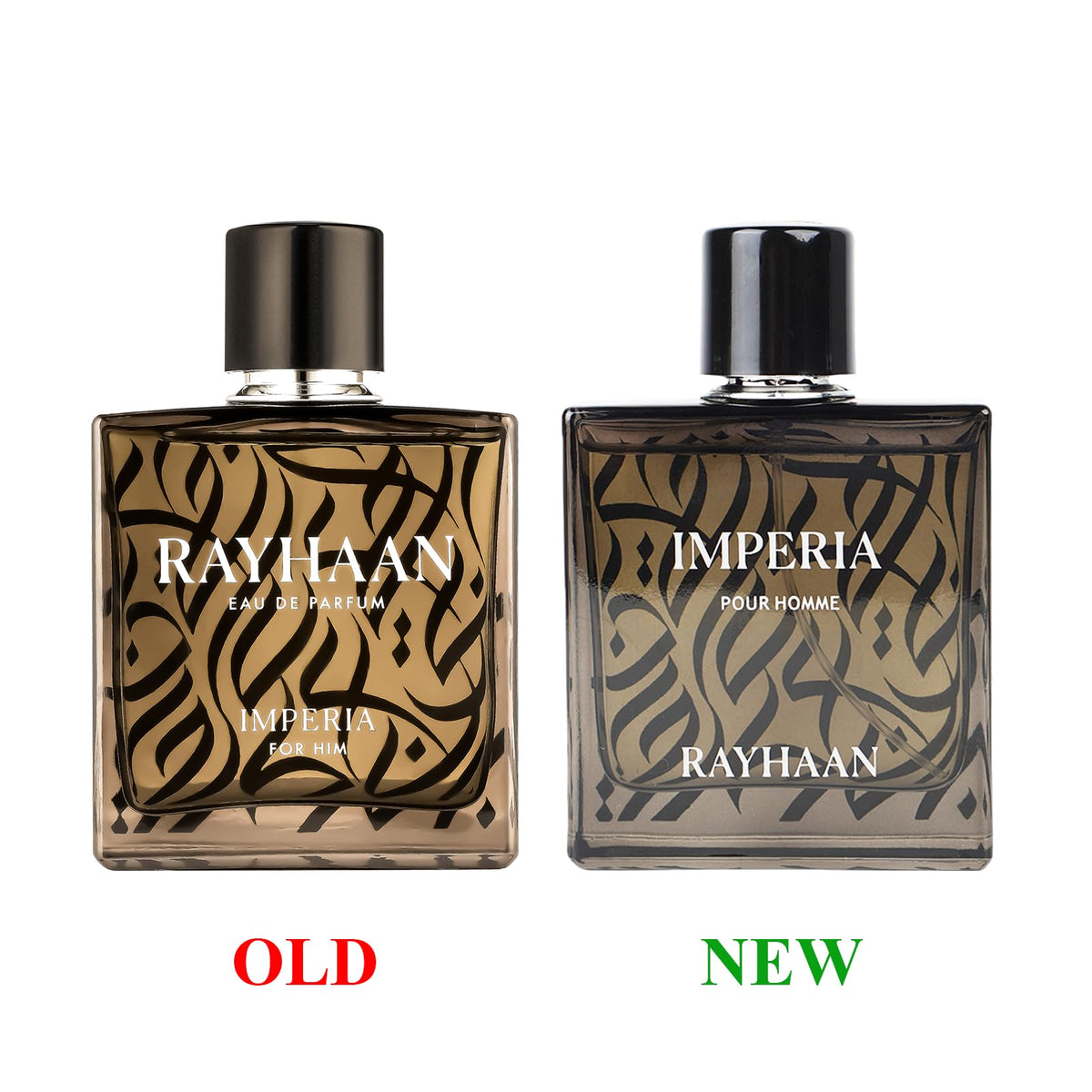 RAYHAAN Imperia Eau de Parfum bottle close-up showing details