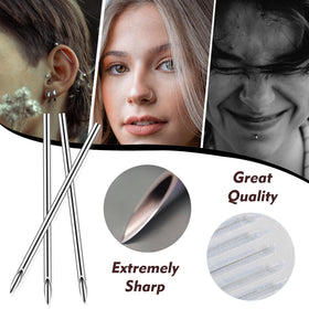Rayyl Body Piercing Kit gloves and clean pads