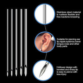 Rayyl disposable piercing clamps for safe use