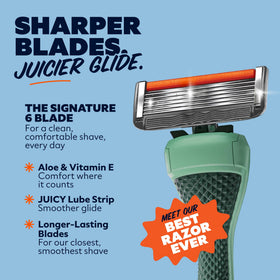 Razor cover for Dollar Shave Club razor, grey design